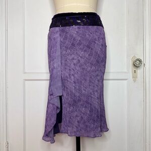 Blumarine purple mermaid skirt